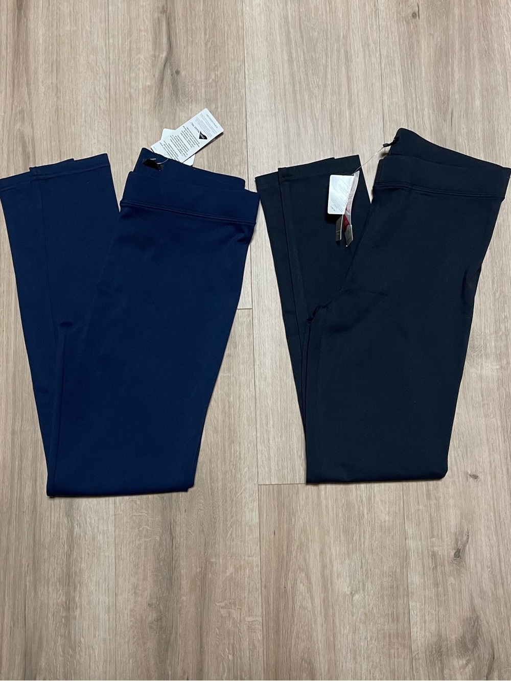 NWT JCrew Leggings Women’s SM- Blue & Black - Lot of 2- Soft Comfortable Stylish